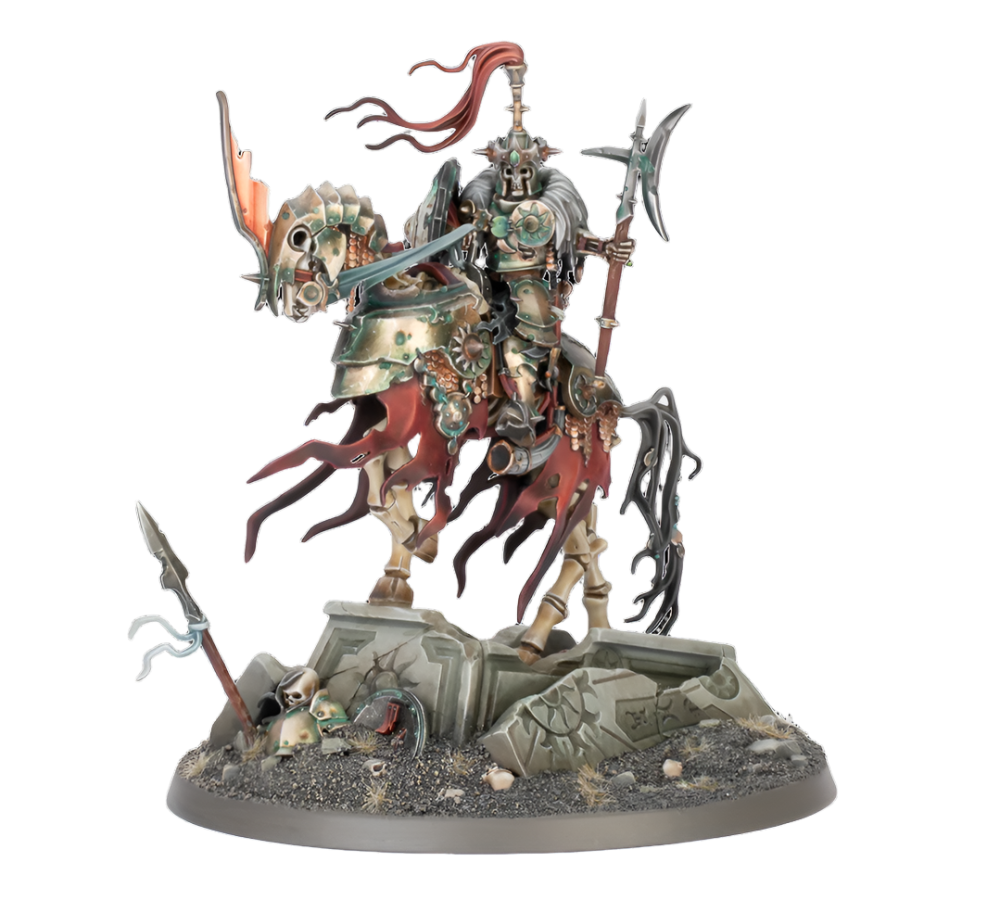 Wight King on Skeletal Steed, Soulblight Gravelords Deathrattle box.