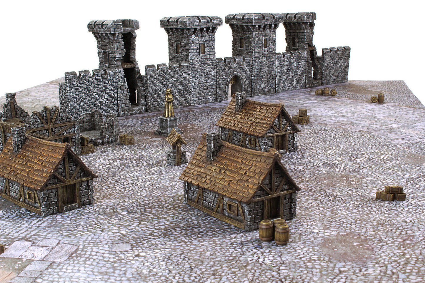 Medieval Castle Set - Gamemat eu Pre-Painted Terrain