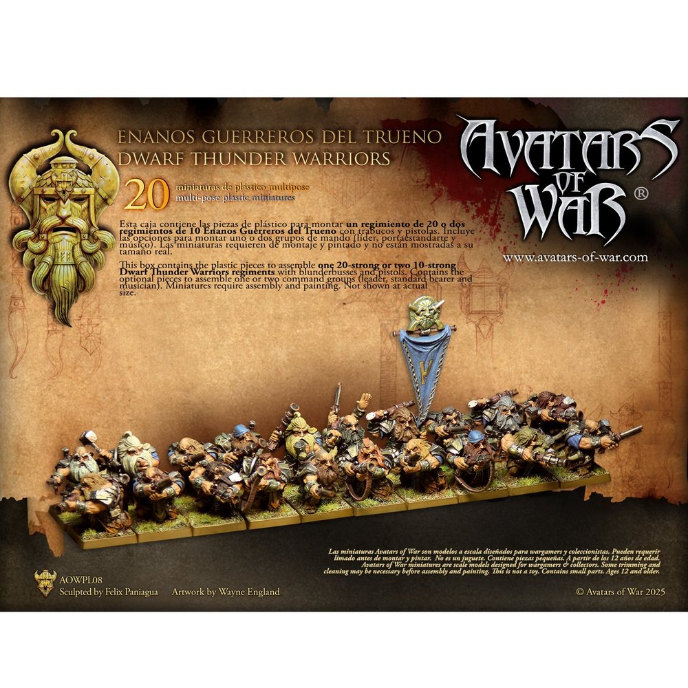 Avatars of War Dwarf Thunder Warriors