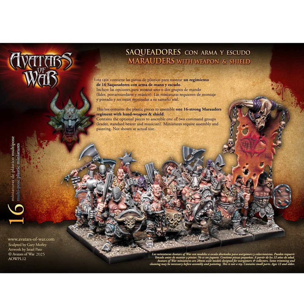 Avatars of War Marauders with shields