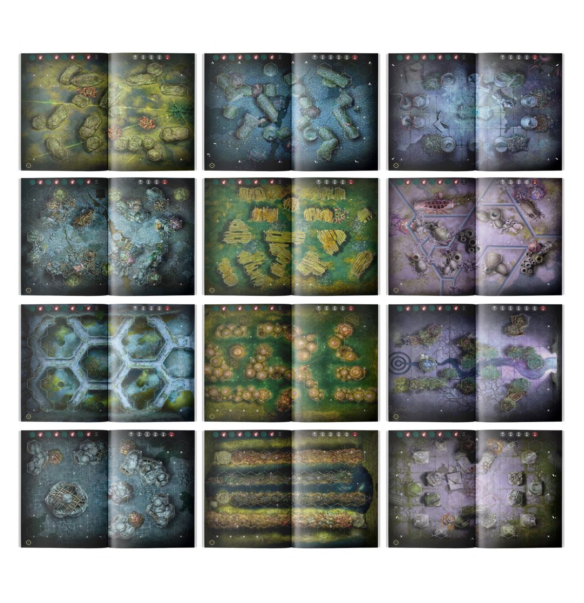 Warhammer Quest: Darkwater hardback Map Book