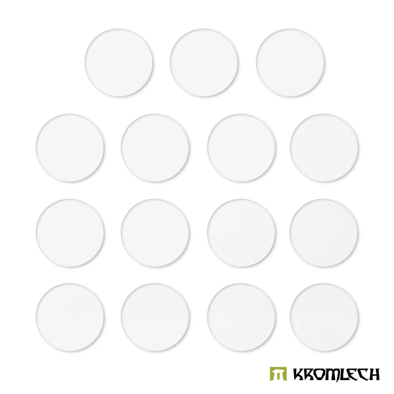 Kromlech Clear Acrylic Bases: Round 50mm