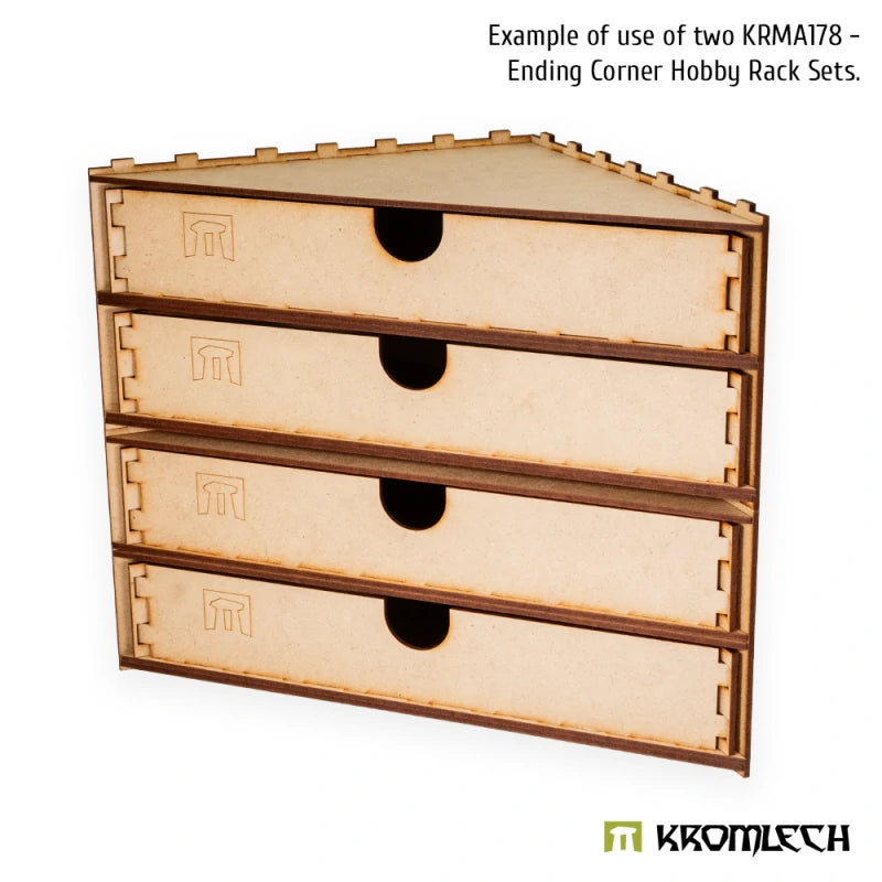 Kromlech Ending Corner Hobby Rack Set