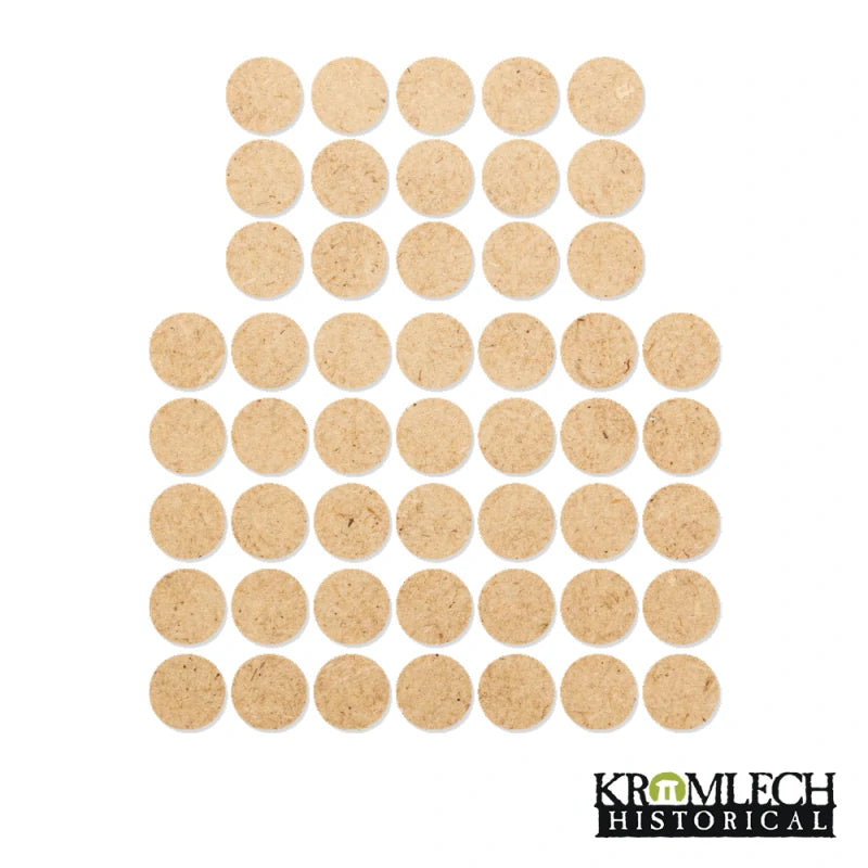 Kromlech Flat Round Bases 25 mm