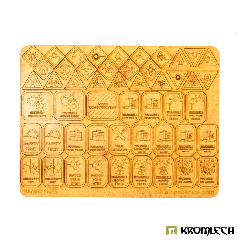 Kromlech HDF Glyphs Hazard Signs