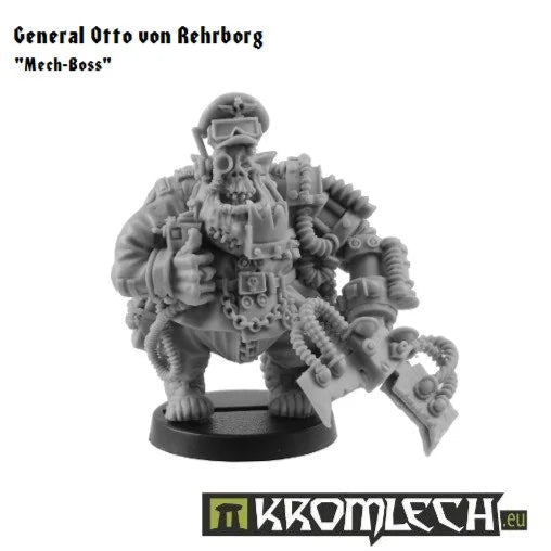 Kromlech Orc Mech-Boss General Otto von Rehrborg Greatcoat Korps