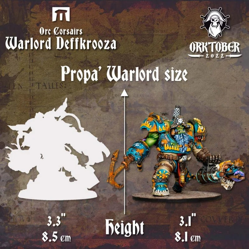 Kromlech Orc Corsair Warlord Deffkrooza ork warboss