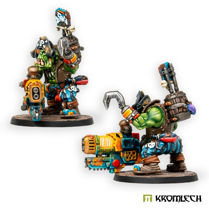 Kromlech Orc Corsairs Kaptins Team Freebooters