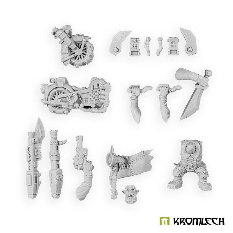 Kromlech Biker 1 Orc Greatcoat Korps
