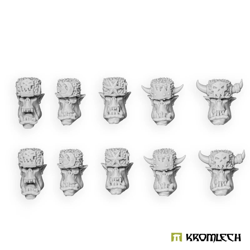 Kromlech Orc Heads in Winter War Hats
