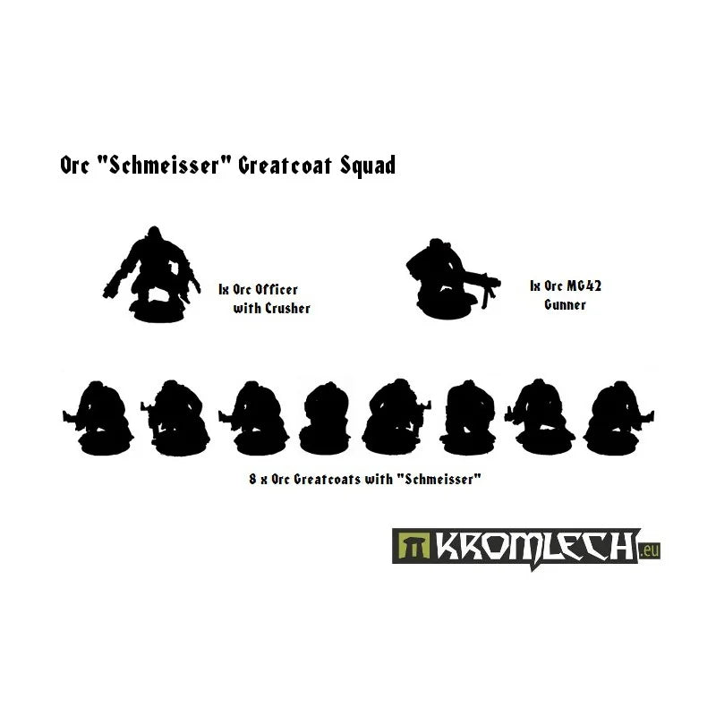 Kromlech Orc Greatcoat Korps Schmeisser Greatcoats Squad