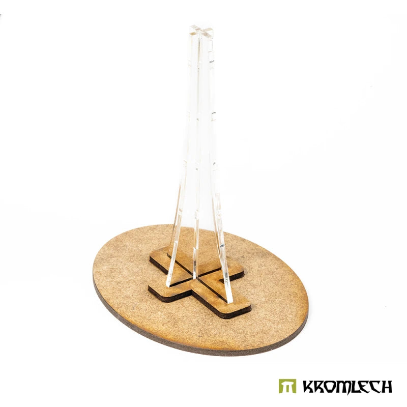 Kromlech Oval 120x92mm Flyer Base with plexi stem