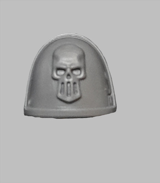 Warhammer 40k Deathwatch Silver Skulls shoulder pad