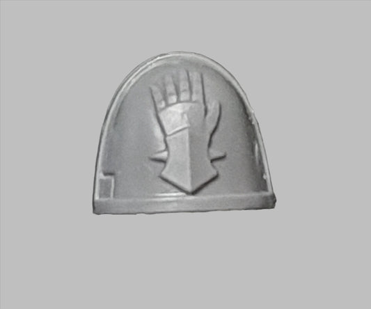 Warhammer 40k Deathwatch Iron Hands shoulder pad