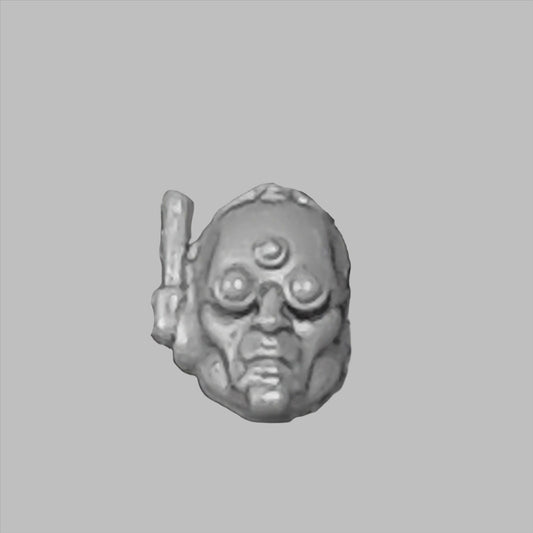 Necromunda House Delaque Head "D"