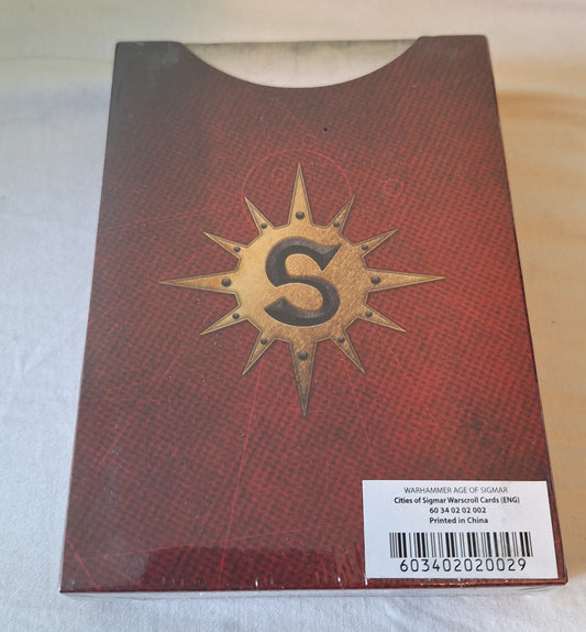 Age Of Sigmar Cities of Sigmar Warscroll Cards Games Workshop