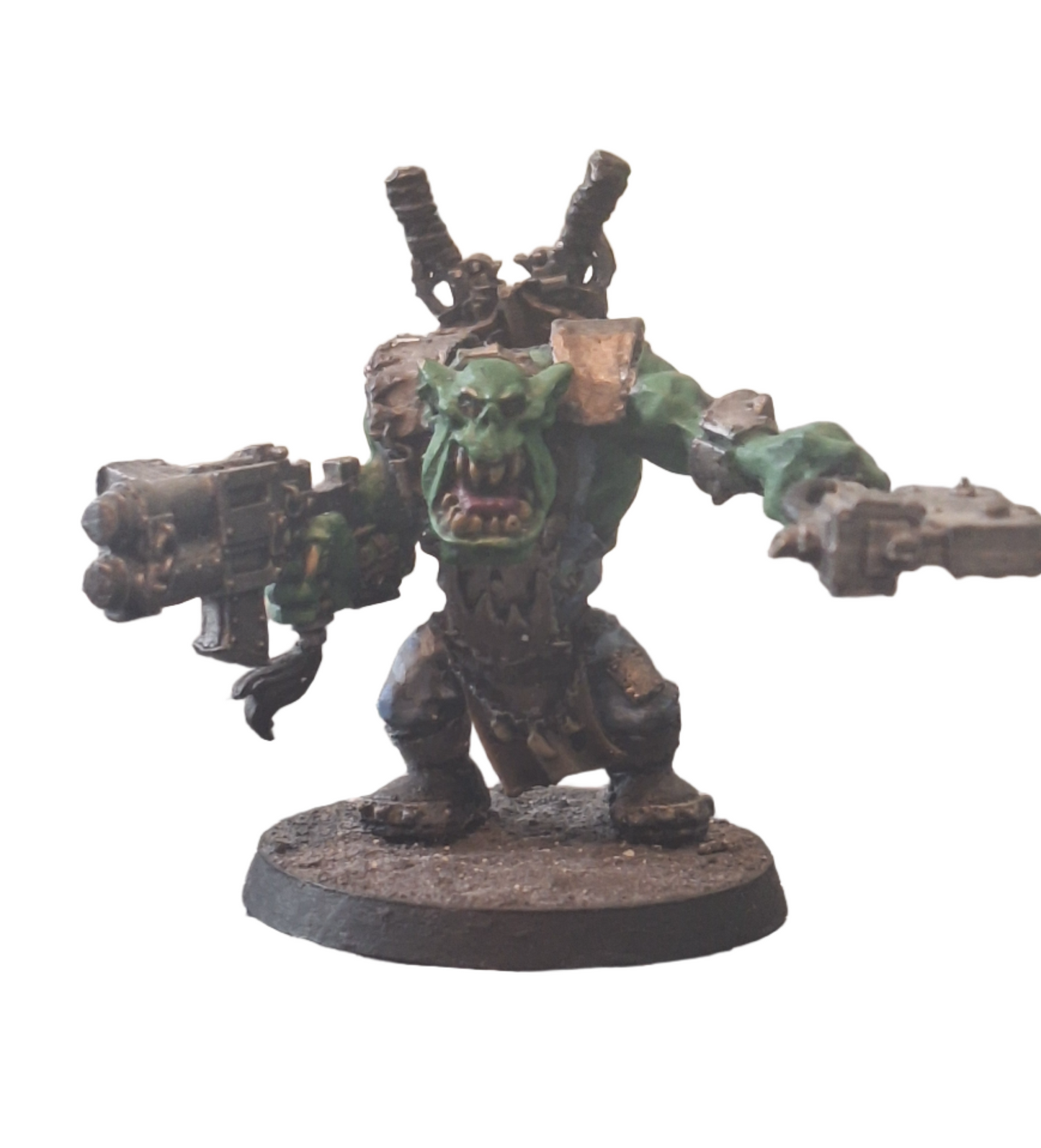 Ork Warboss , Classic metal miniature for Warhammer 40k