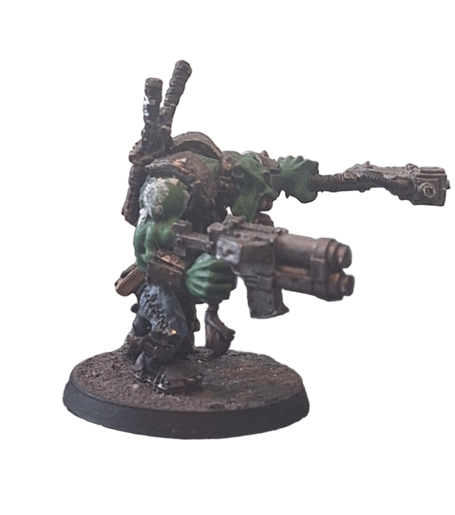 Ork Warboss , Classic metal miniature for Warhammer 40k