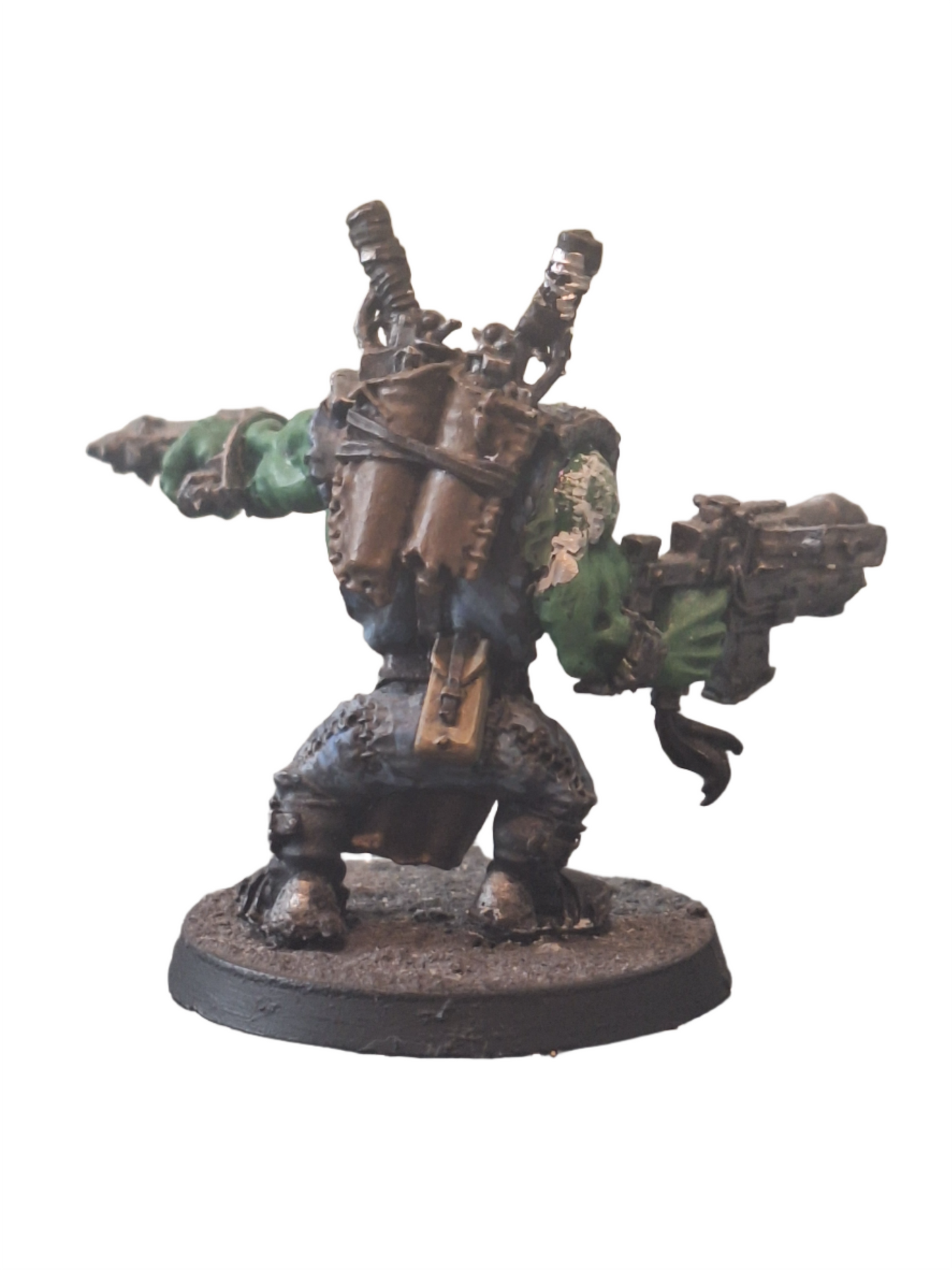 Ork Warboss , Classic metal miniature for Warhammer 40k