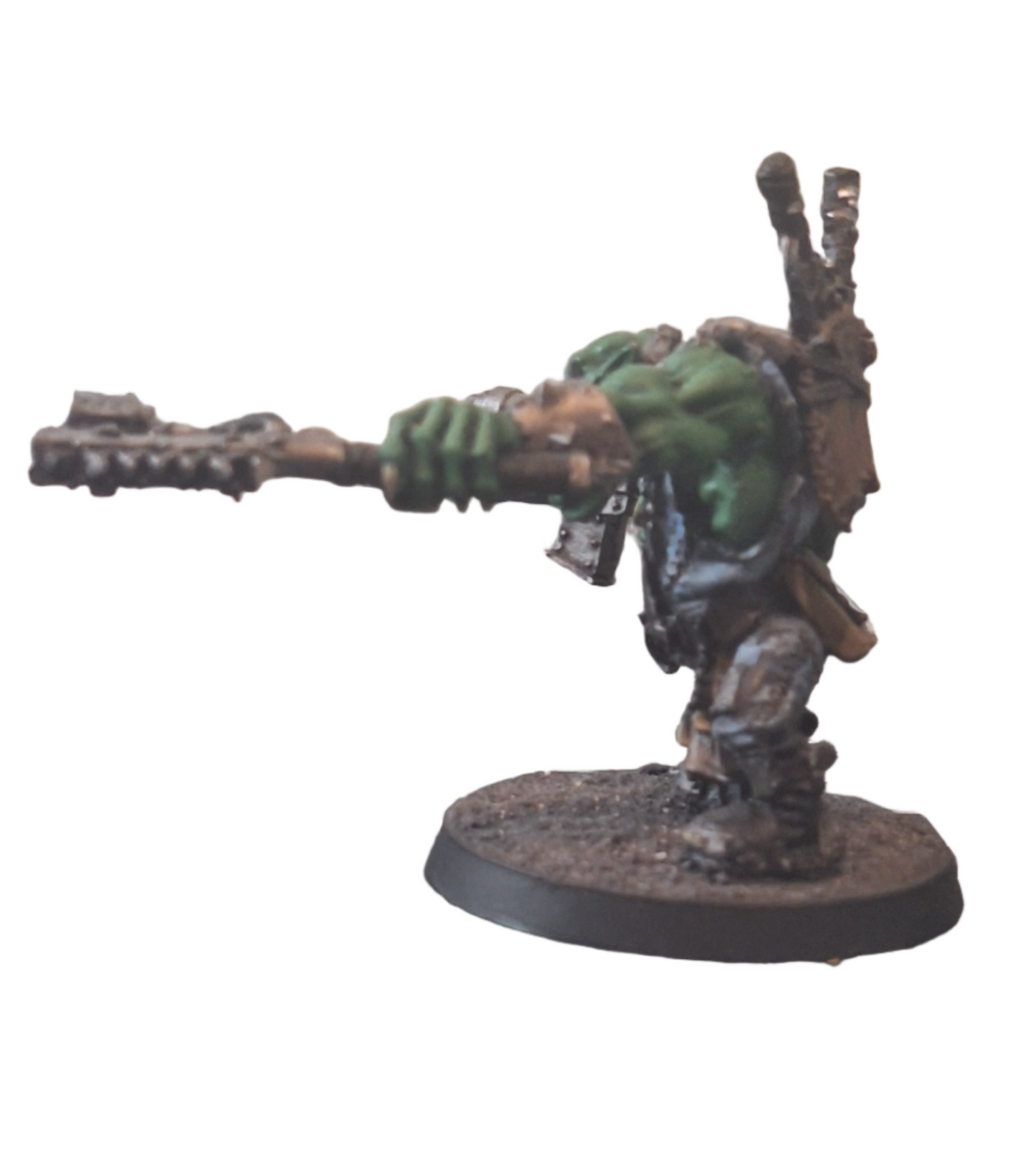 Ork Warboss , Classic metal miniature for Warhammer 40k