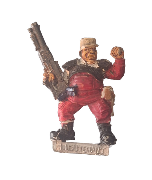 Cadian Lieutenant 1994 Classic metal miniature for Warhammer 40k