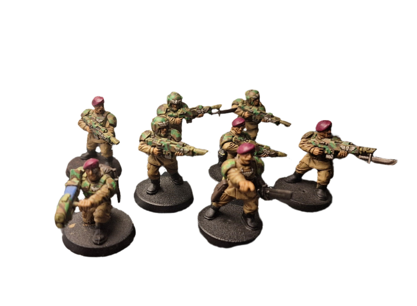 Cadian Shock Troops x8 Plastic miniatures for Warhammer 40k