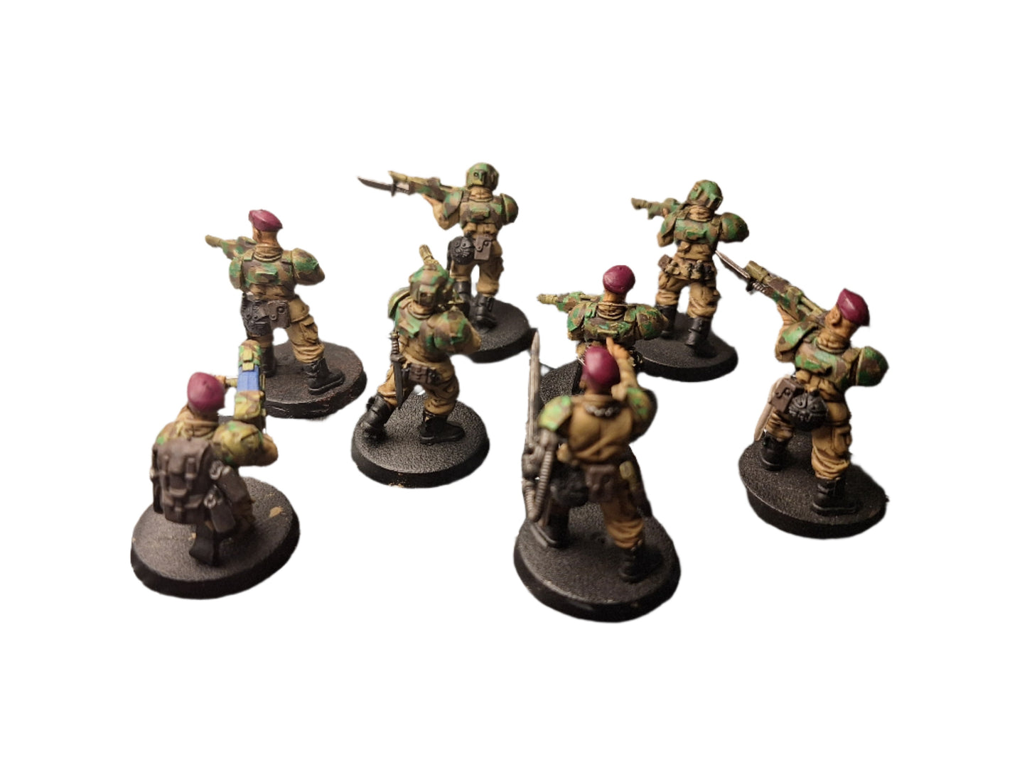 Cadian Shock Troops x8 Plastic miniatures for Warhammer 40k