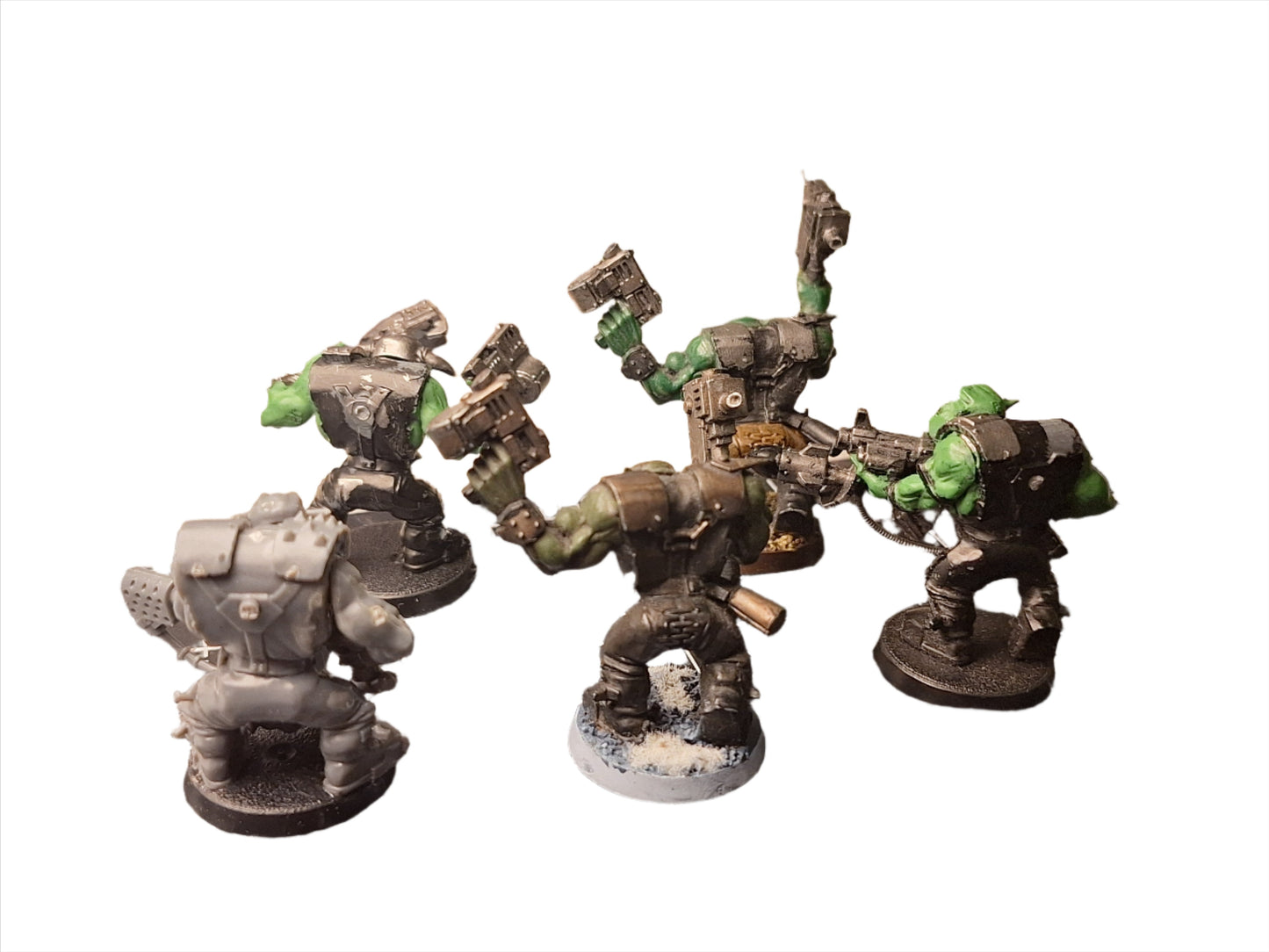 Ork Nobz x5 Plastic miniatures for Warhammer 40k