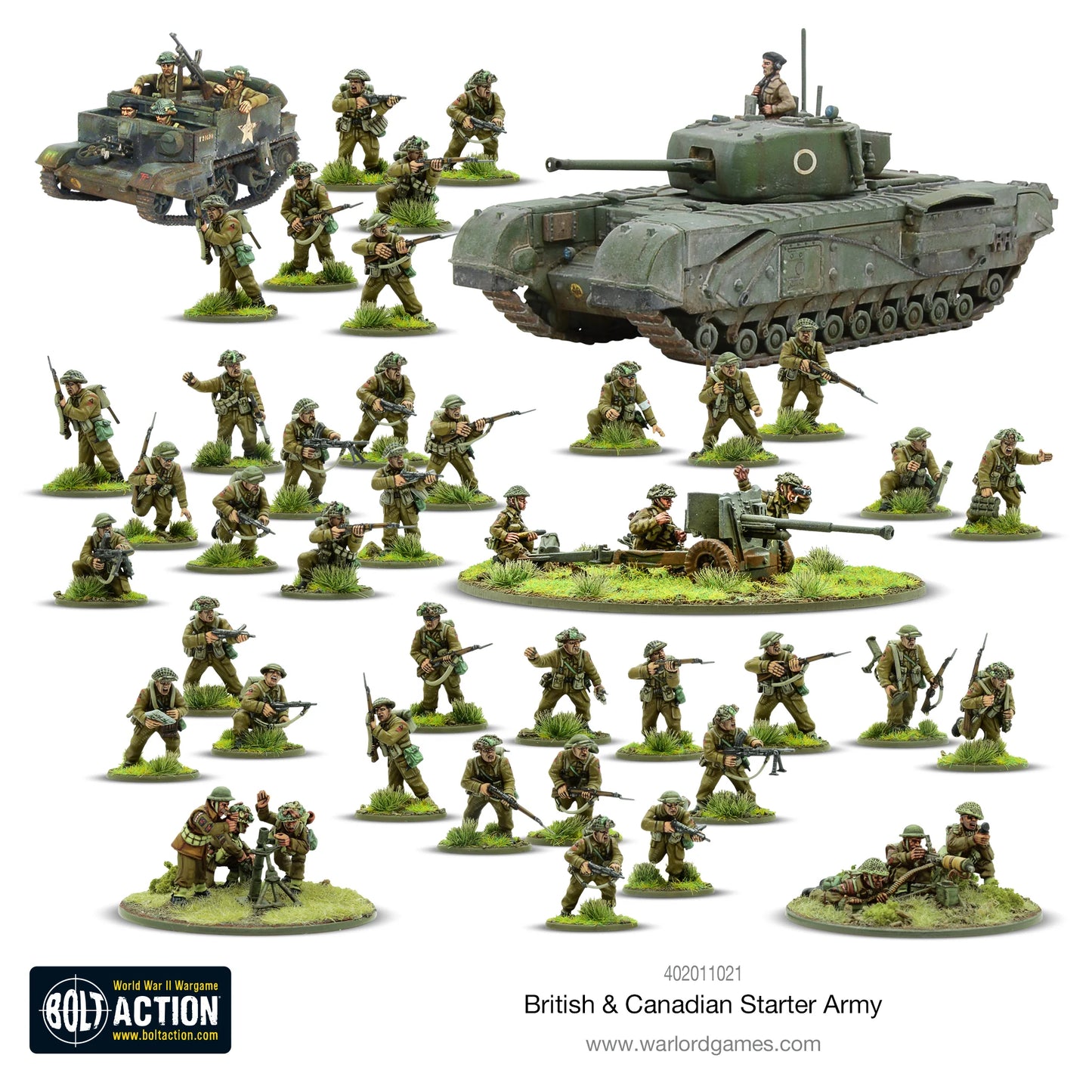 Bolt Action British & Canadian Army (1943-45) Starter Army