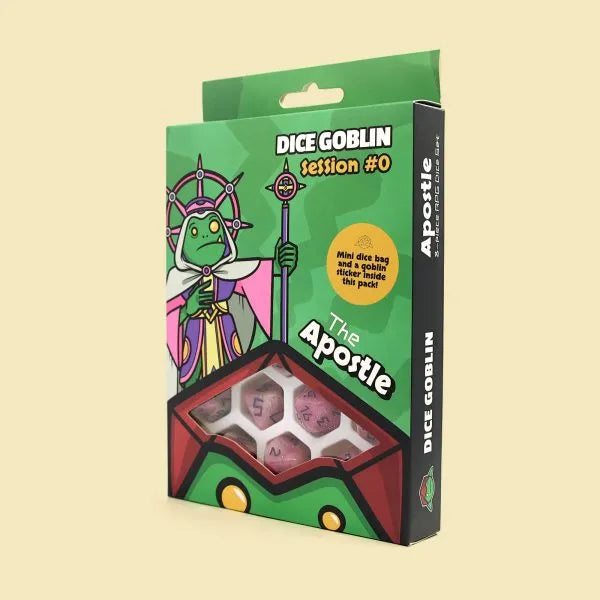 The Apostle Dice set by Dice Goblin