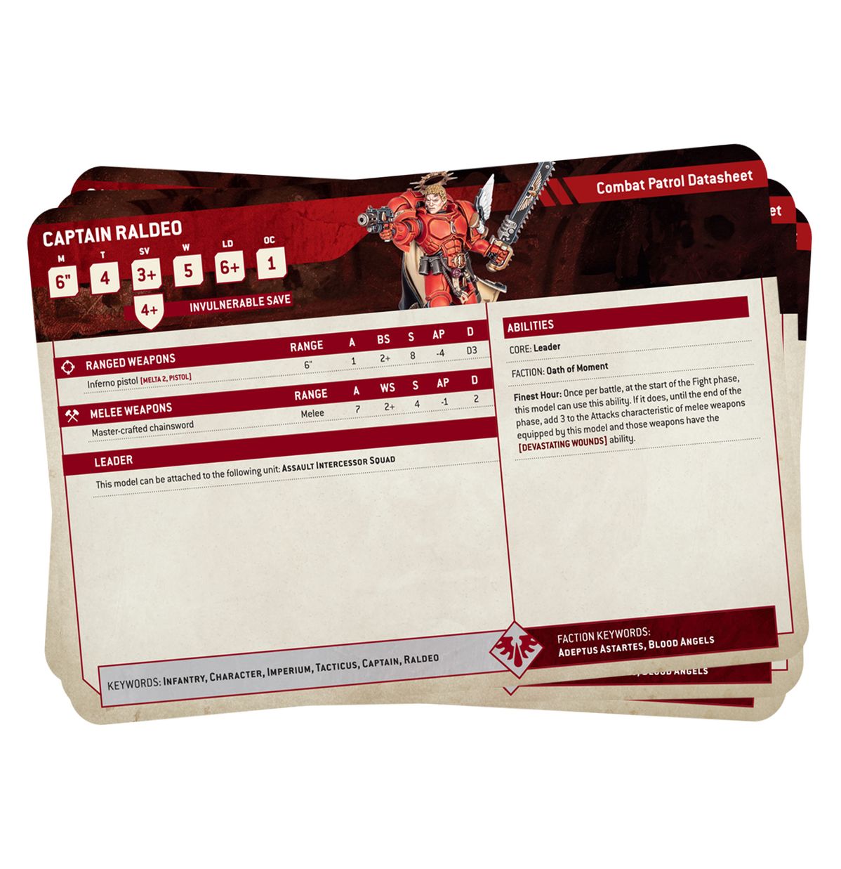 104-page Codex Supplement: Blood Angels, from the Blood Angels Army Set