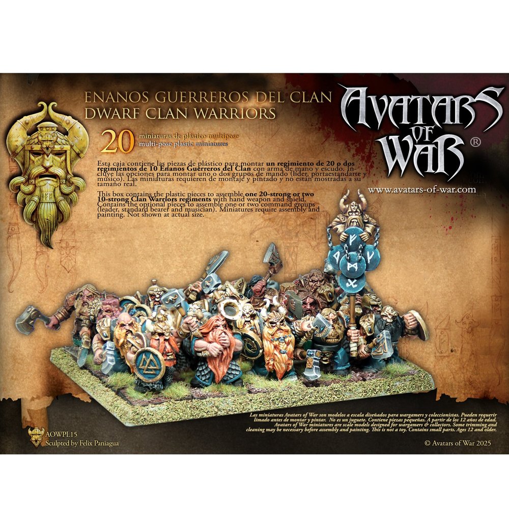 Avatars of War Dwarf Clan Warriors
