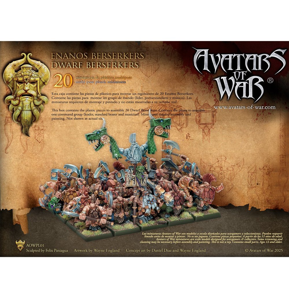 Avatars of War Dwarf Berserkers