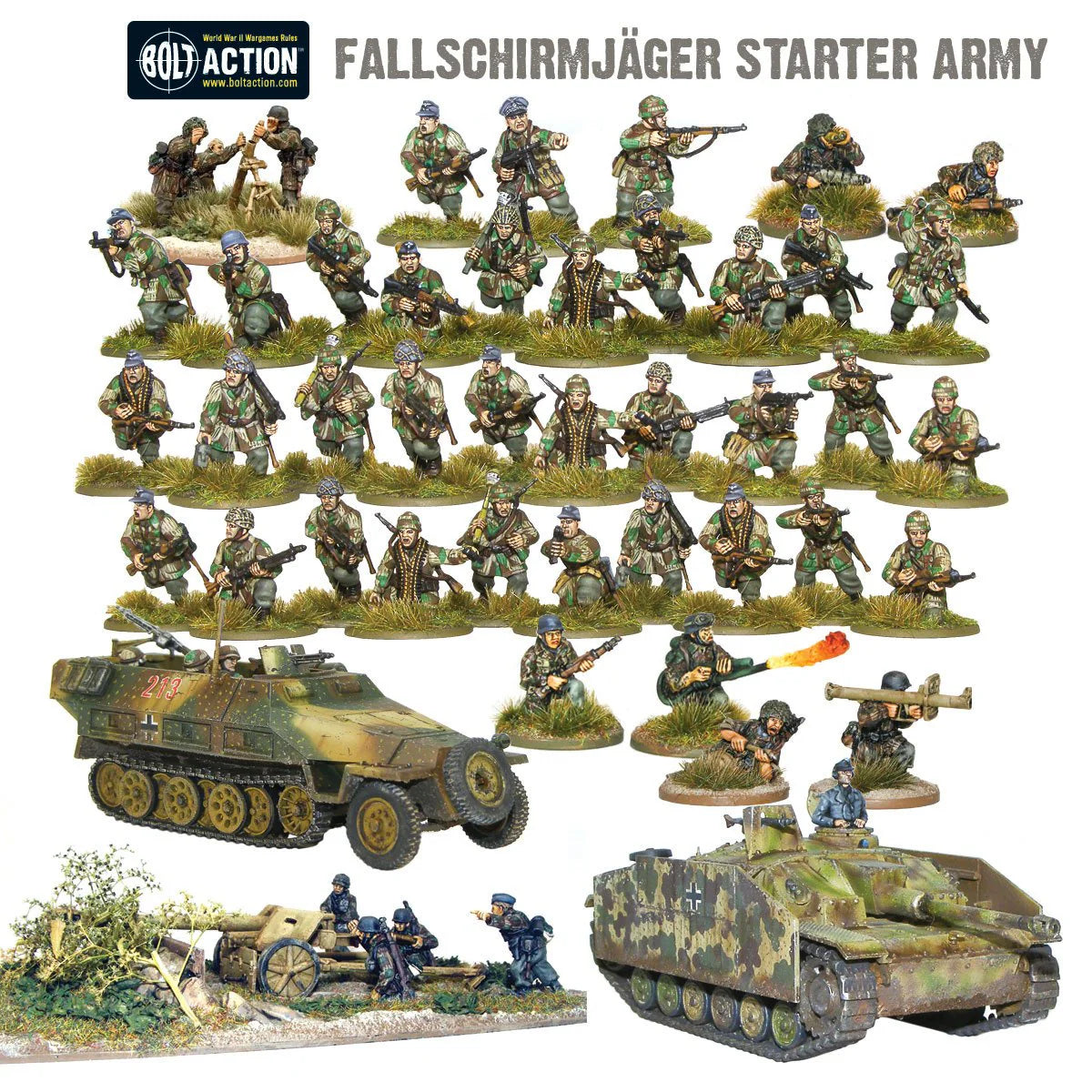 Bolt Action Fallschirmjager Starter Army