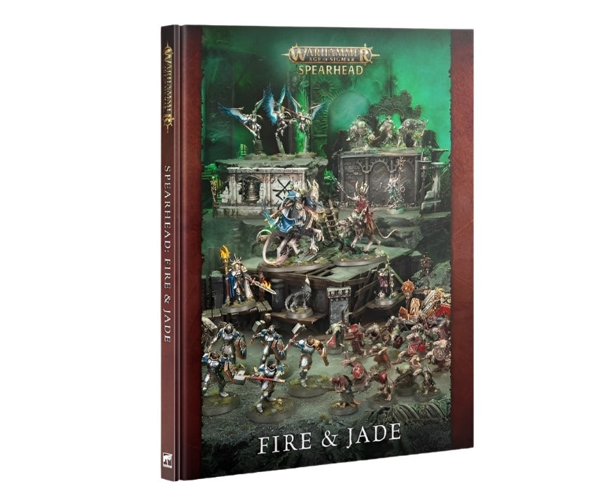 Skaventide Box set Fire And Jade Spearhead Book with cards New