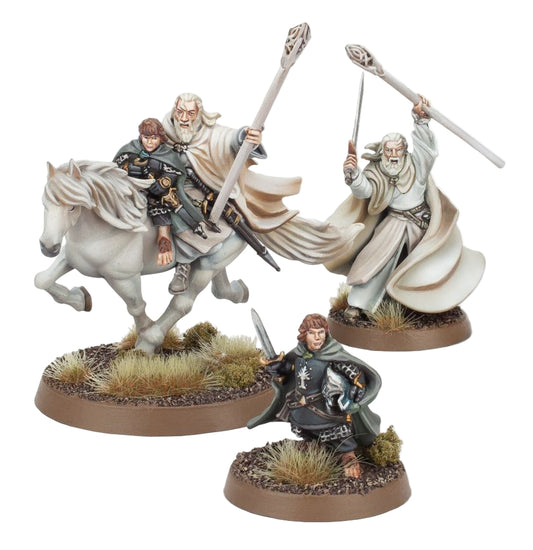 Middle Earth Gandalf the White and Peregrin Took