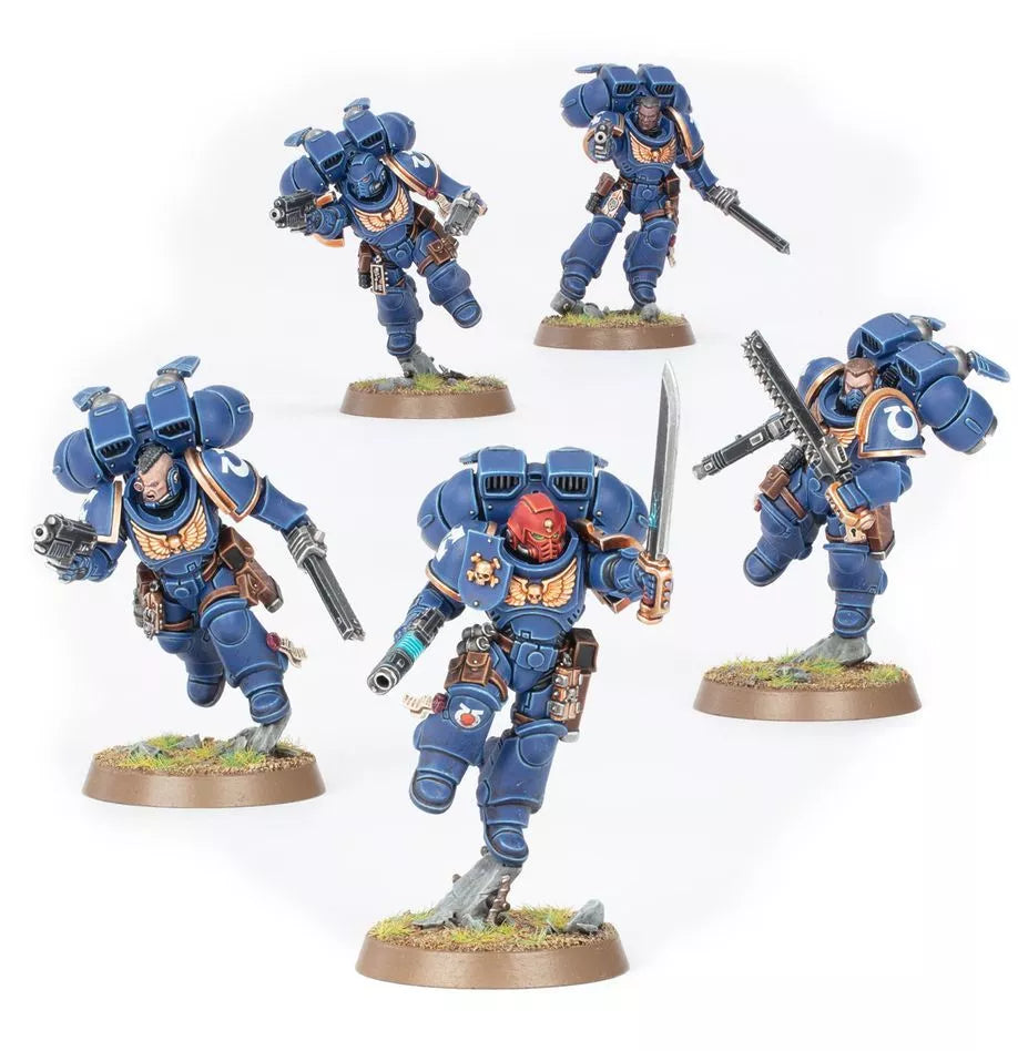 Space Marines with Jump Packs x5, from the Blood Angels Army Set