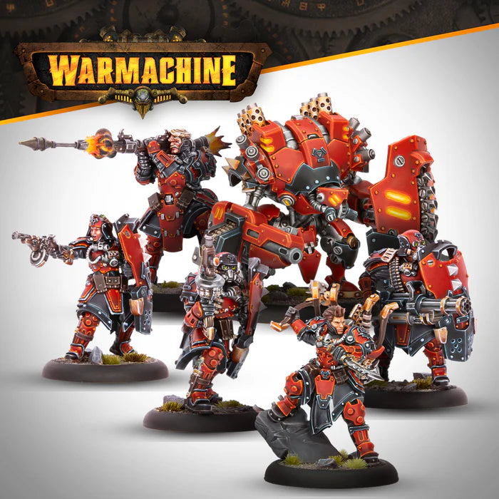 Warmachine: Khador SKS-6 Command Cadre (HIPS)