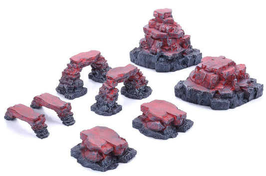 Lava Rocks - Gamemat eu Pre-Painted Terrain