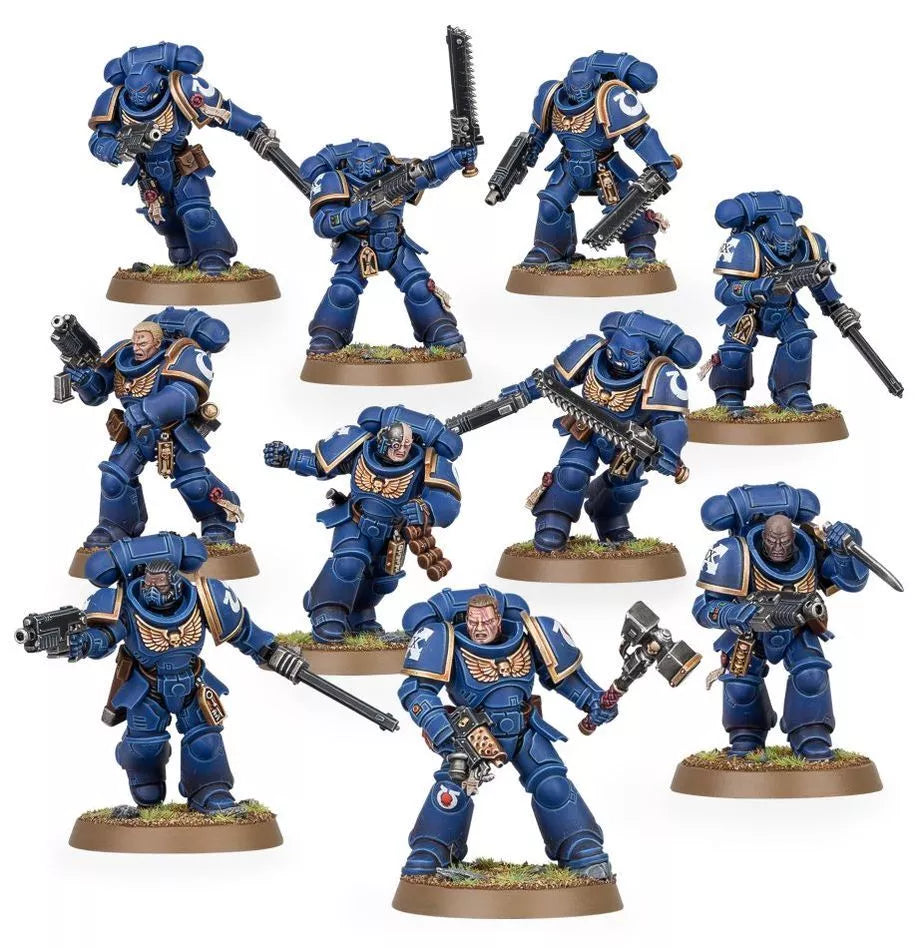 Space Marines x10, from the Blood Angels Army Set