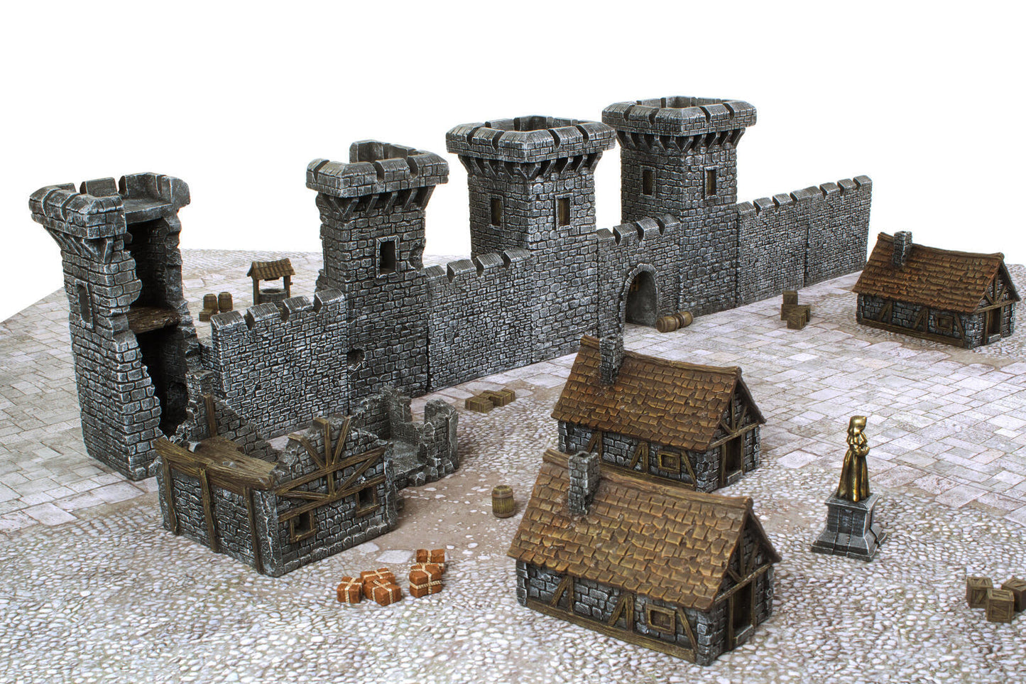 Medieval Castle Set - Gamemat eu Pre-Painted Terrain