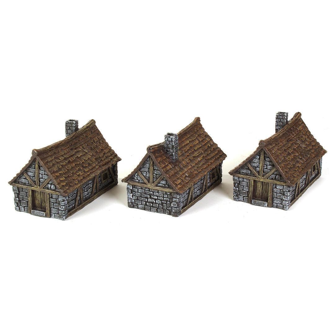 Medieval Houses set - Gamemat eu Pre-Painted Terrain