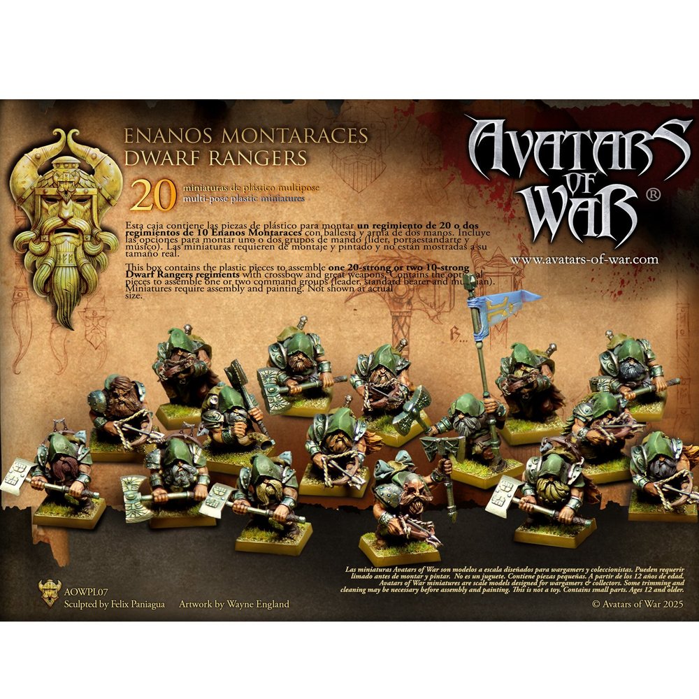 Avatars of War Dwarf Rangers
