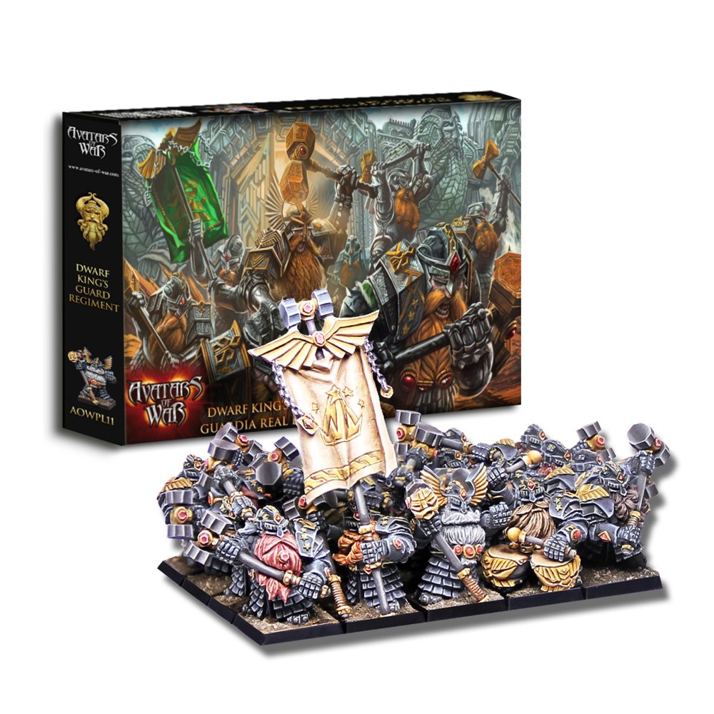 Avatars of War Dwarf Kings Guard regiment