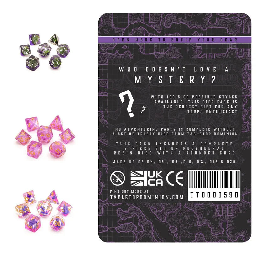 Mystery Dice Booster | Soft Edge Resin Set