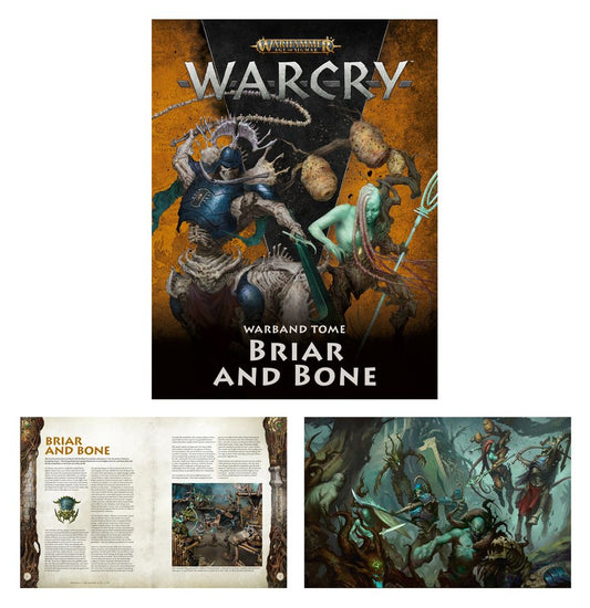 Warcry Briar and Bone softcover Warband Tome