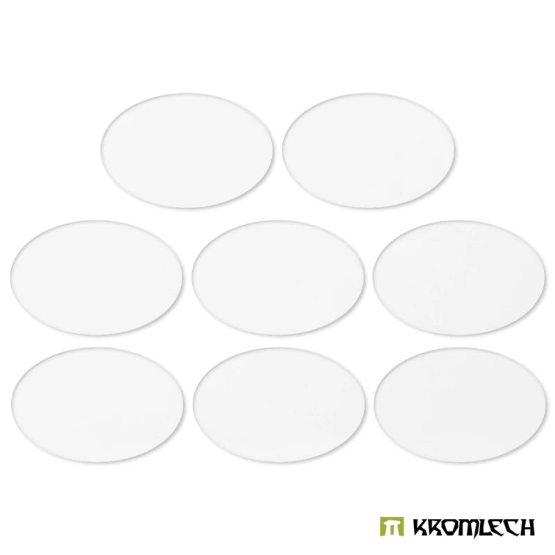 Kromlech Clear Acrylic Bases: Oval 105x70mm