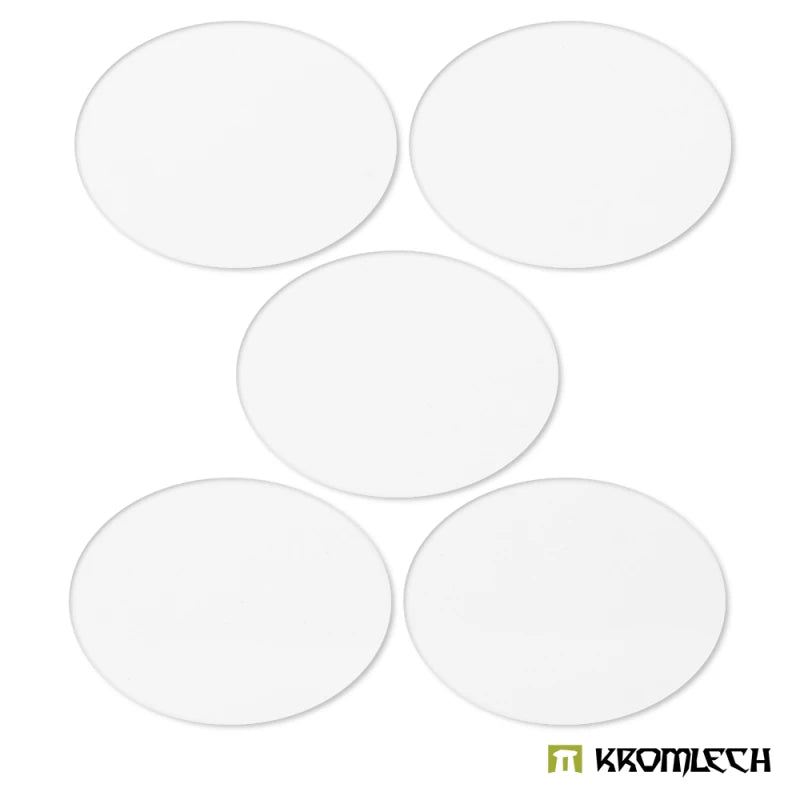 Kromlech Clear Acrylic Bases: Oval 120x92mm