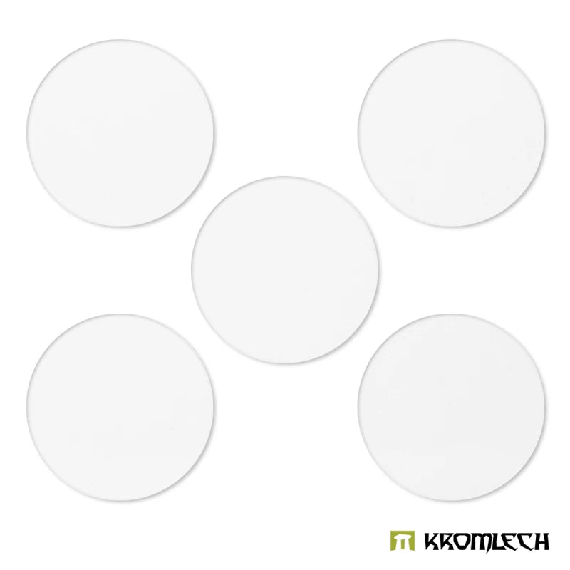 Kromlech Clear Acrylic Bases: Round 100mm