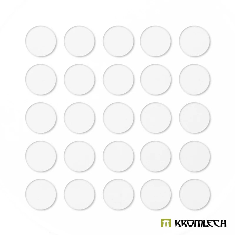 Kromlech Clear Acrylic Bases: Round 40mm